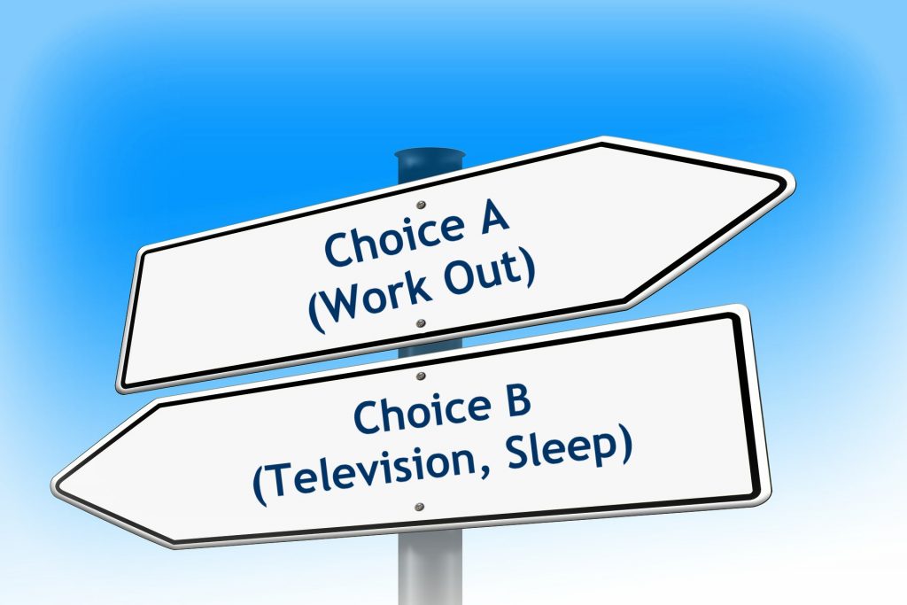 Choice A or B? Which Way to Go?