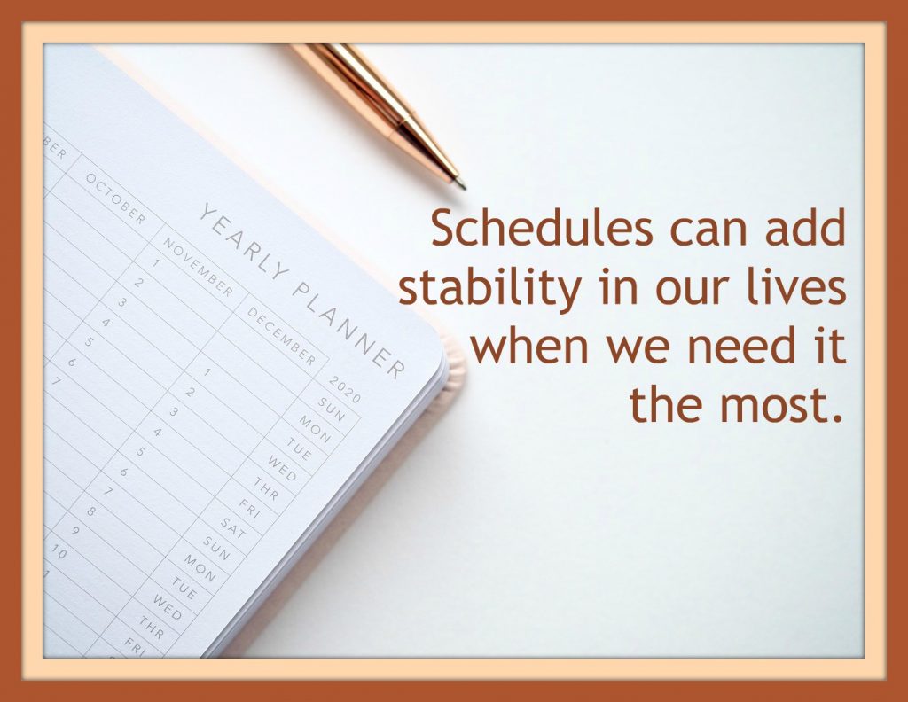 5 Reasons Why Schedules Are Great